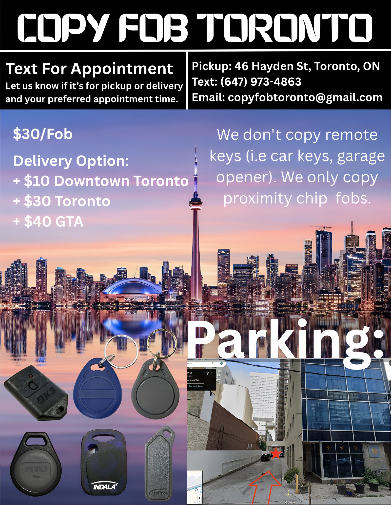 Copy FOB Toronto Flyer